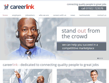 Tablet Screenshot of careerlink.uk.com